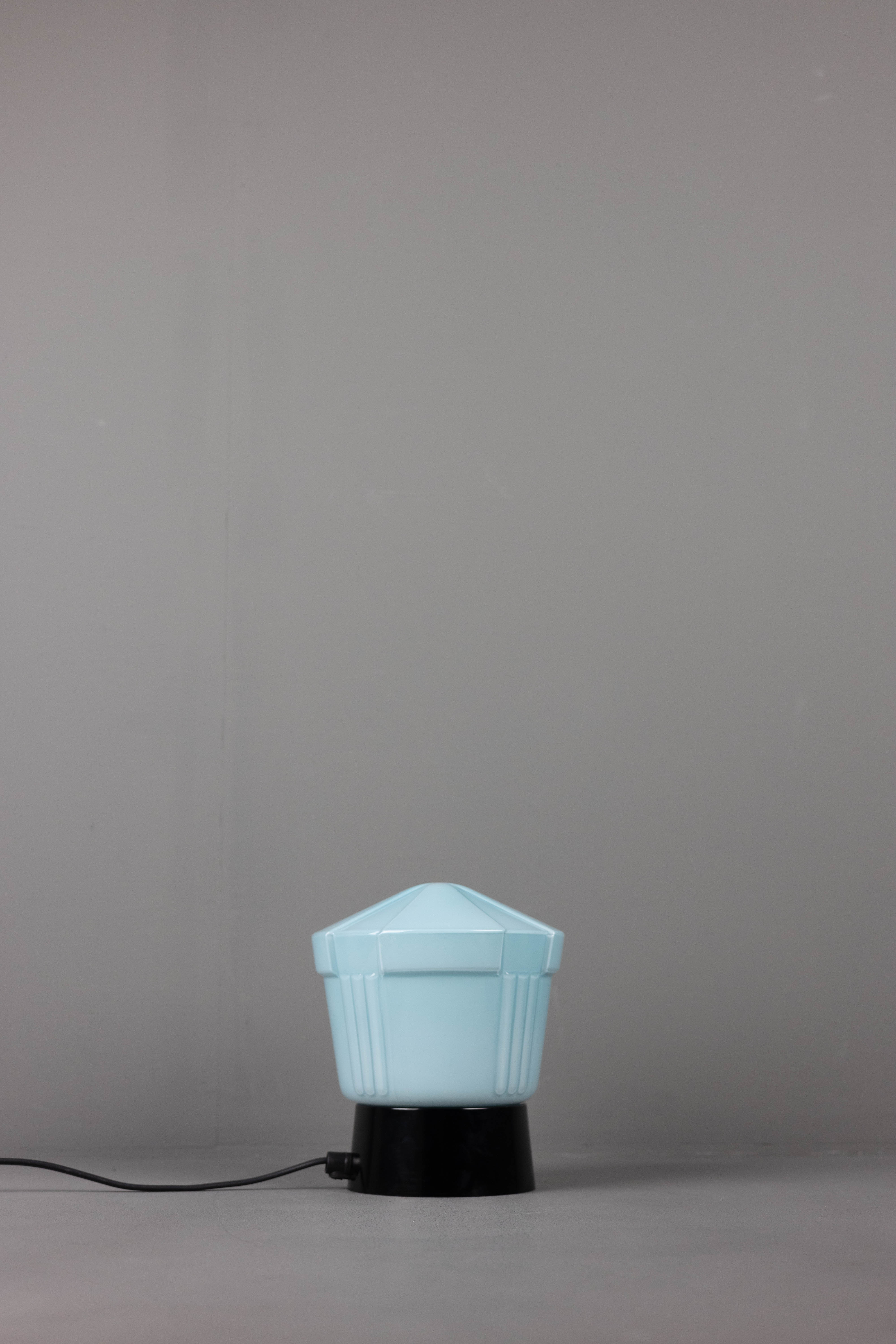 Tafellamp Bakeliet Deco Blauw
