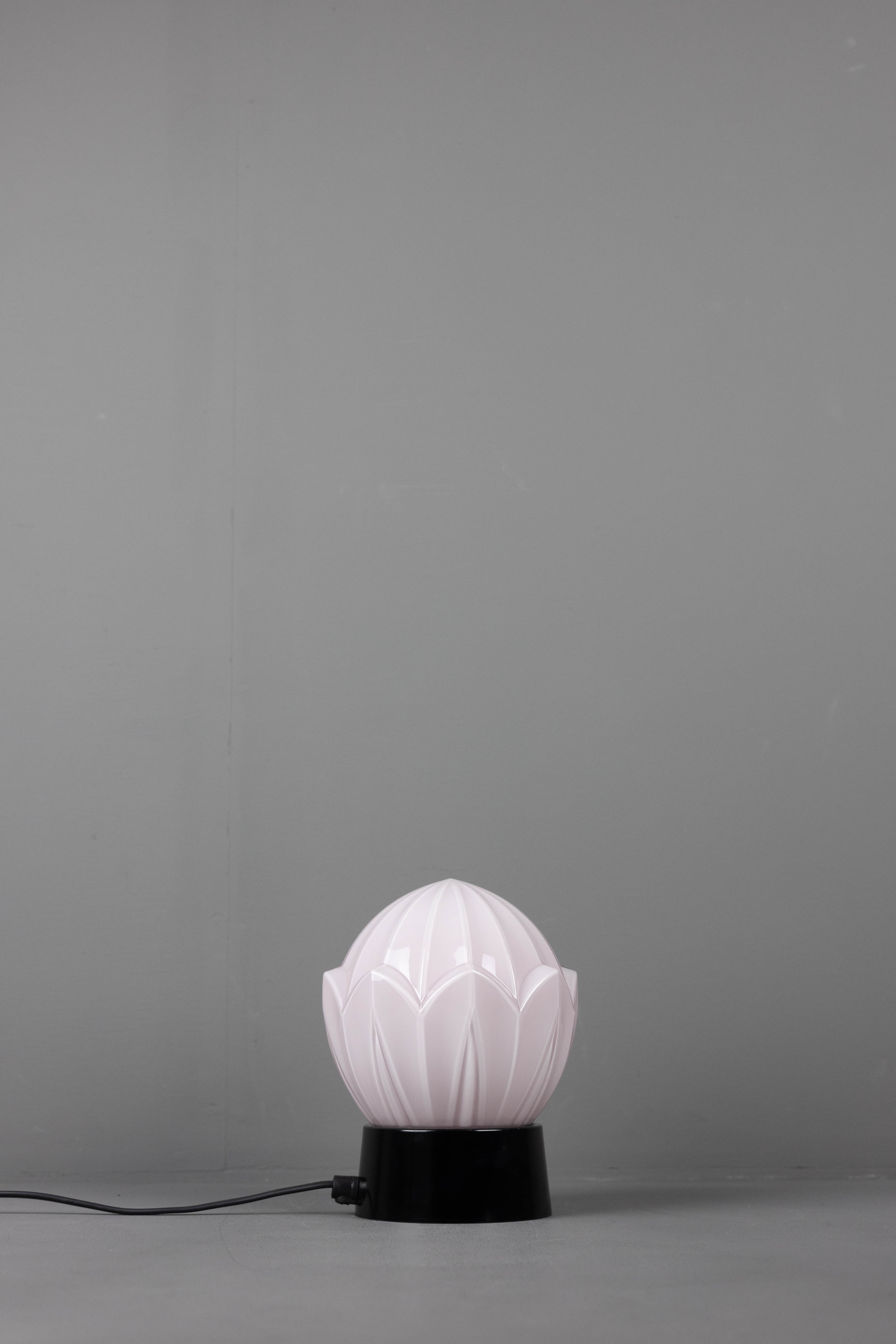 Tafellamp Bakeliet Tulp Roze