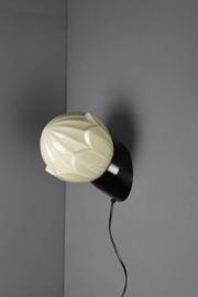 Wandlamp Bakeliet Tulp Geel met snoer