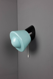 Wandlamp Bakeliet Trekkoord Komeet Blauw