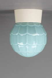 Plafonnière Bakeliet Artisjok Blauw