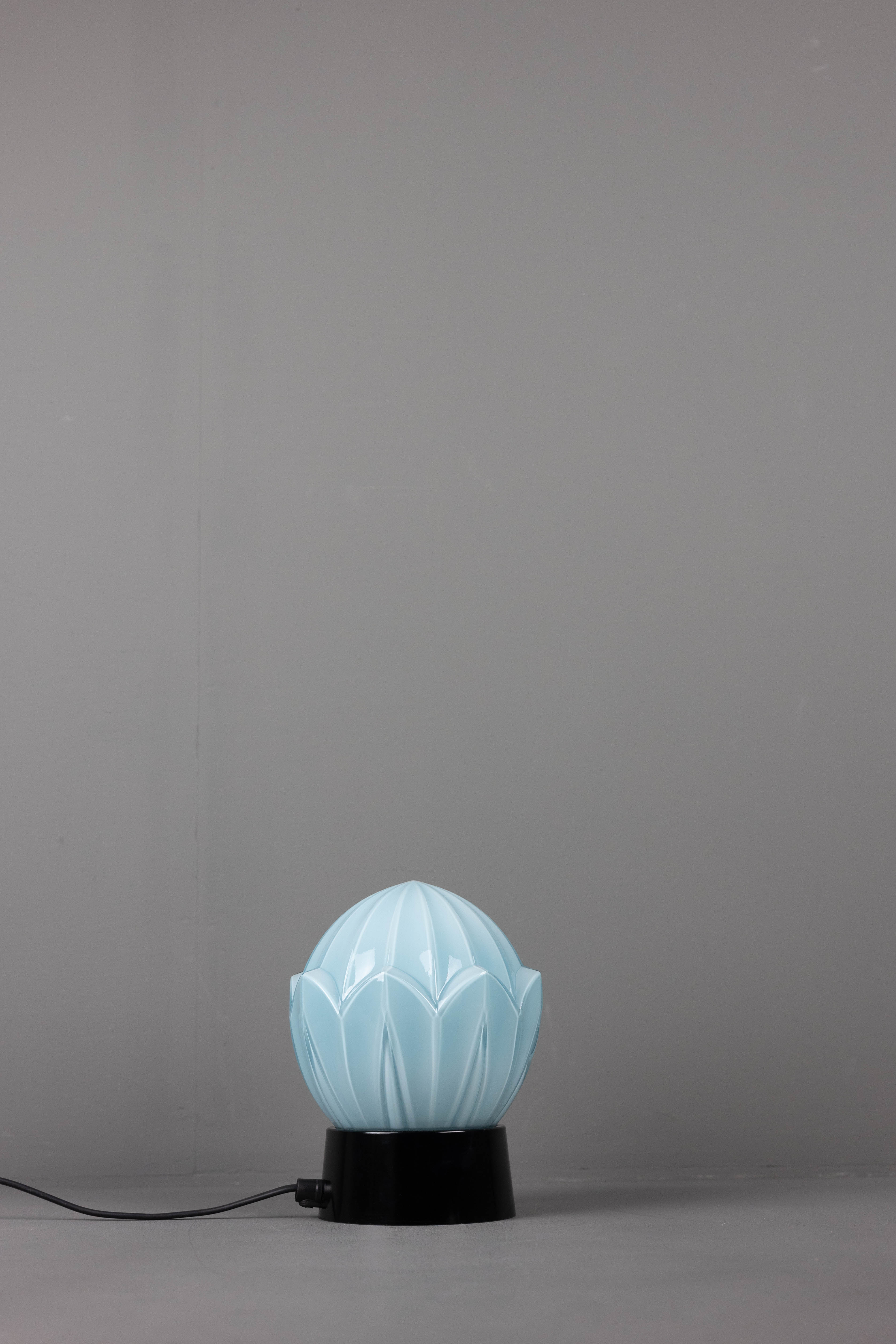 Tafellamp Bakeliet Tulp Blauw