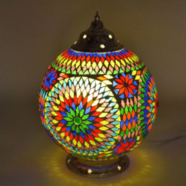 Mozaïeklamp bol Ø 25 multi-colour