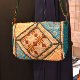 Boho Tasje - Donkergroen