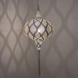 Oosterse lamp Grace  Moorish Zilver Large