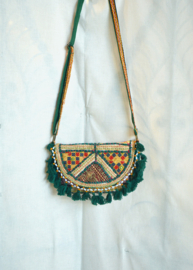 Boho Tasje - Donkergroen