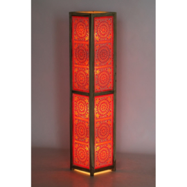 Vloerlamp mozaiek rood 120 x 25 cm