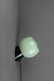 Wandlamp Bakeliet Bol Knop Groen met snoer
