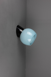 Wandlamp Bakeliet Bol Knop Blauw