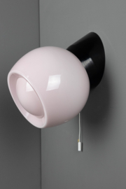 Wandlamp Bakeliet Trekkoord Bol Knop Roze