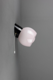 Wandlamp Bakeliet Trekkoord Bol Knop Roze