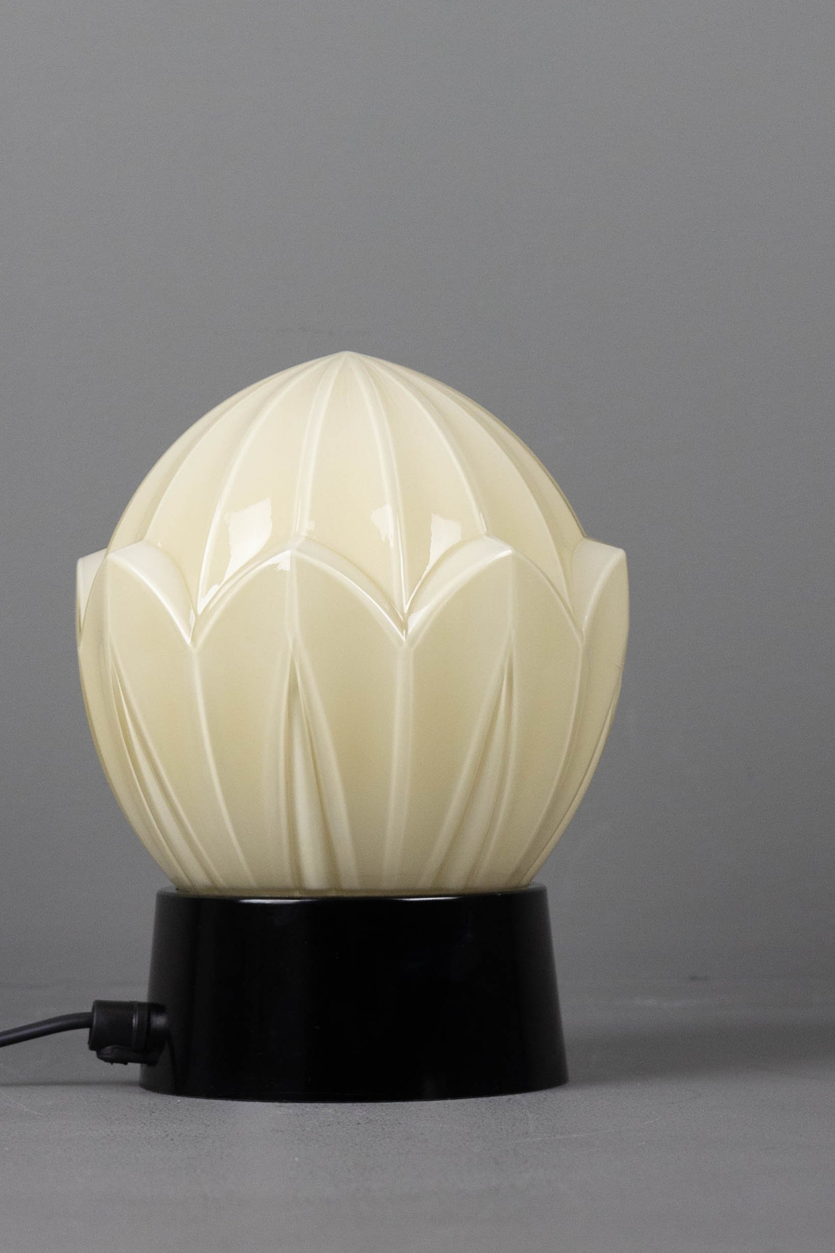 Tafellamp Bakeliet Tulp Geel