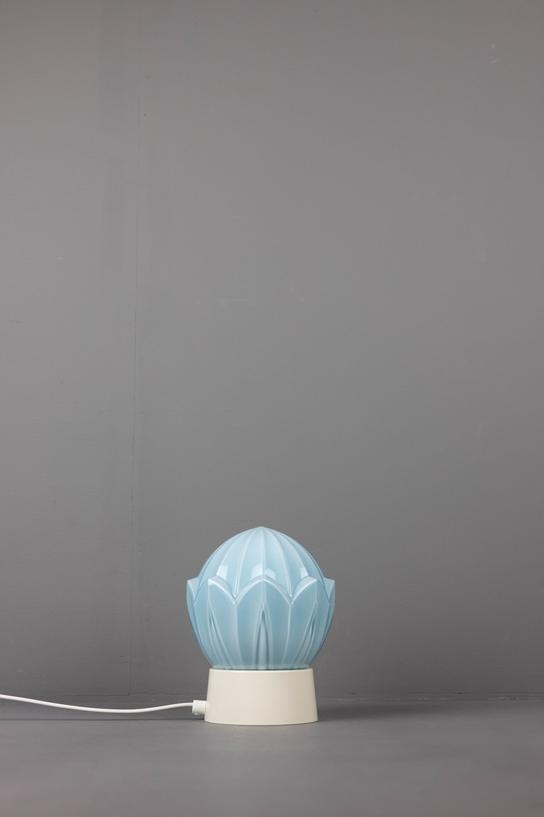 Tafellamp Bakeliet Tulp Blauw
