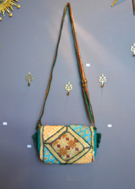 Boho Tasje - Donkergroen