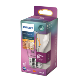 3 standen Ledlamp Philips Scene Switch  E-27 helder