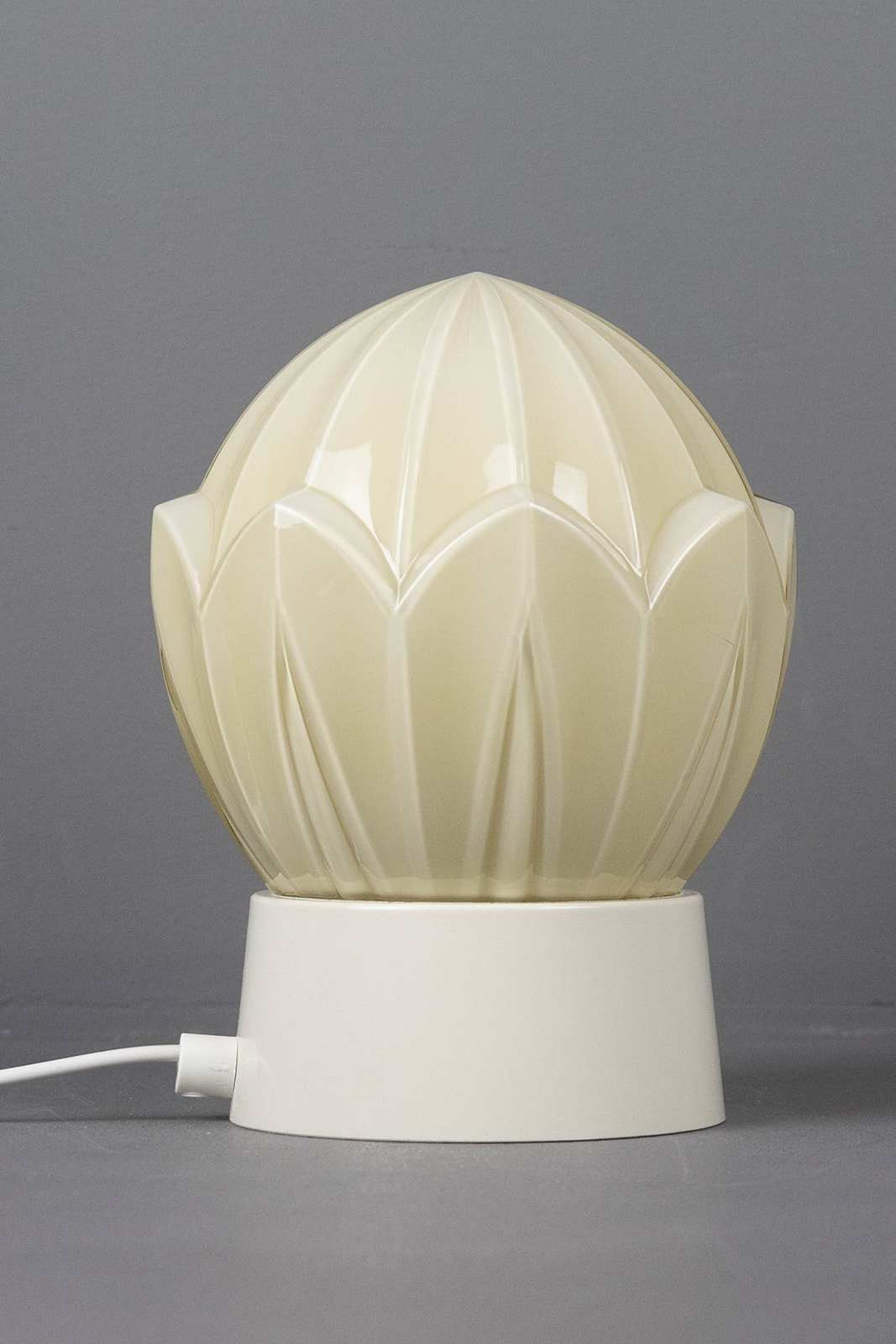 Tafellamp Bakeliet Tulp Geel