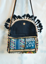 Boho Tasje - Zwart-goud