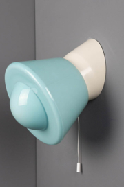 Wandlamp Bakeliet Trekkoord Komeet Blauw