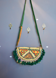 Boho Tasje - Donkergroen