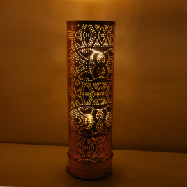 Filigrain vloerlamp Cilinder Vintage Goud