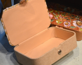 Bijouxdoos Fluweel - beige