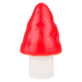 Lamp paddenstoel punthoed rood