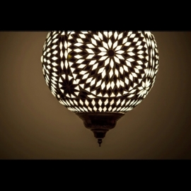Art deco hanglamp Zwart-Wit TD Ø 25