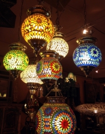 Hanglamp mozaiek Multi-colour Ø 15