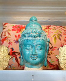 Buddha hoofd - Porselein