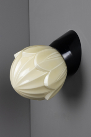 Wandlamp Bakeliet Tulp Geel