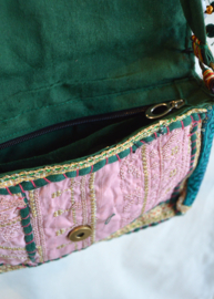 Boho Tasje - Donkergroen