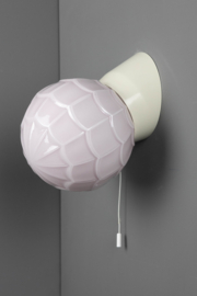 Wandlamp Bakeliet Artisjok Roze met trekkoord