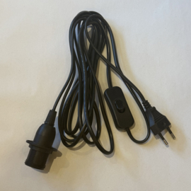Snoer zwart E-14 voor Starlightz