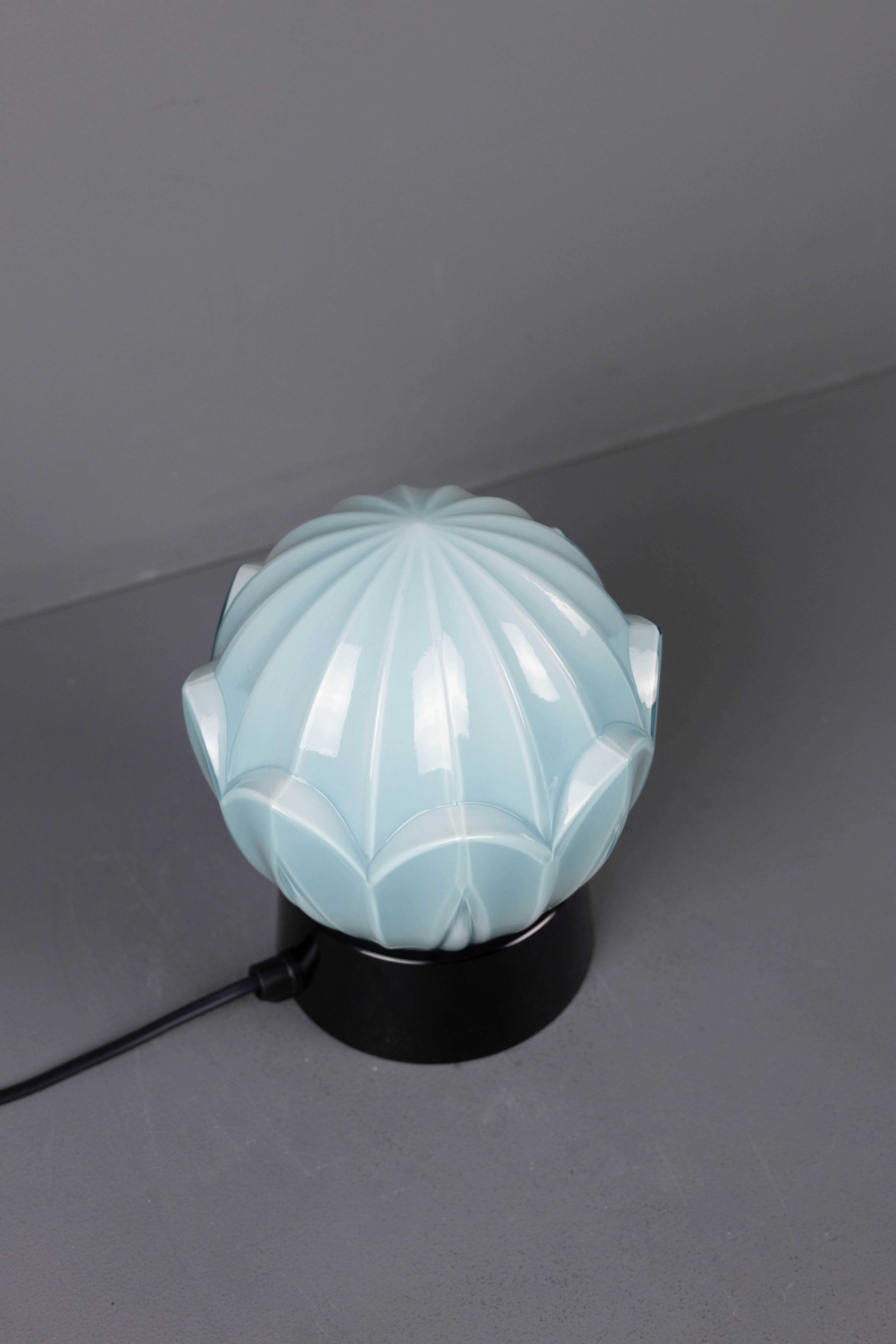 Tafellamp Bakeliet Tulp Blauw