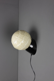 Wandlamp Bakeliet Artisjok Geel met snoer