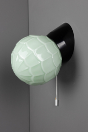 Wandlamp Bakeliet Artisjok Groen met trekkoord