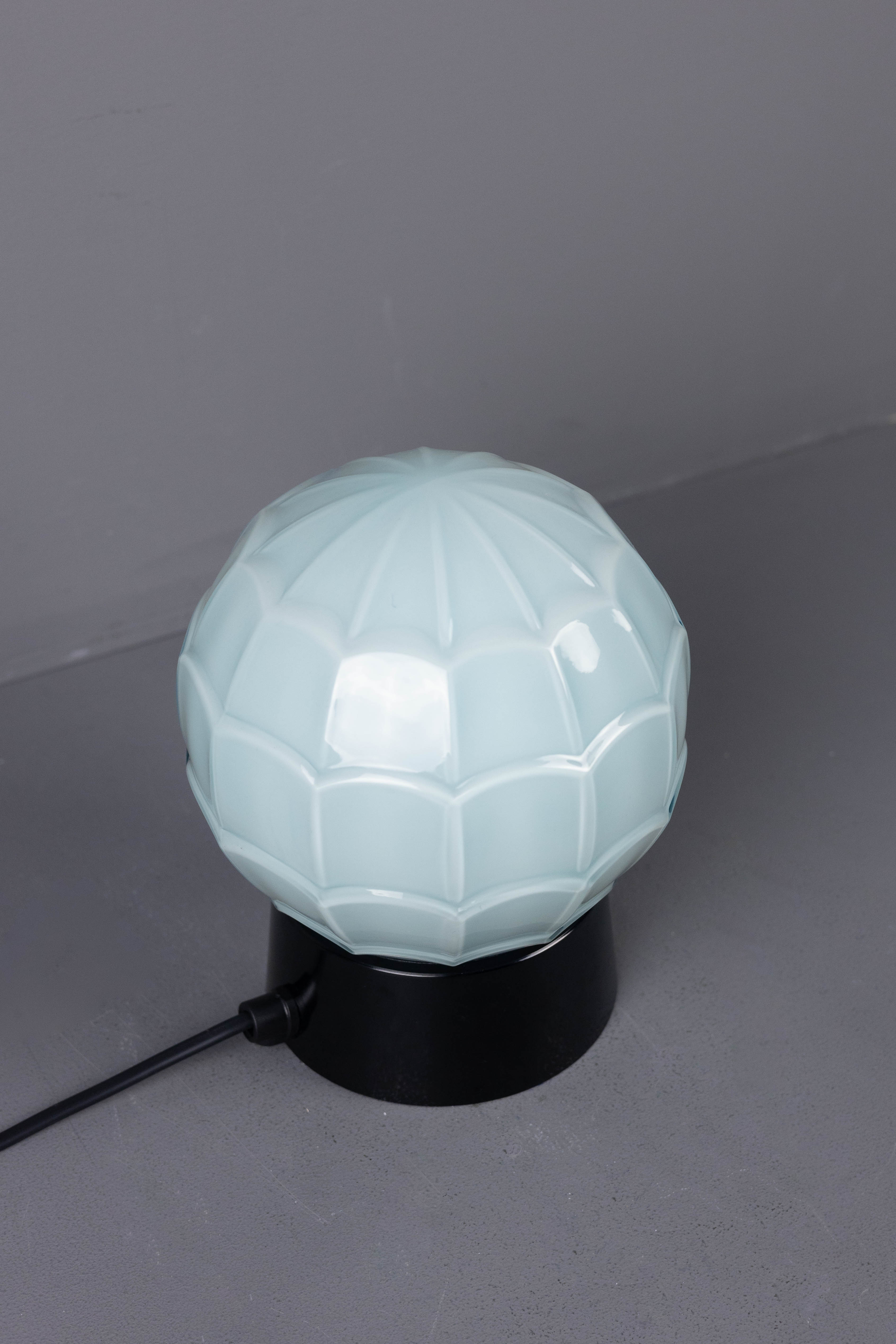 Tafellamp Bakeliet Artisjok Blauw