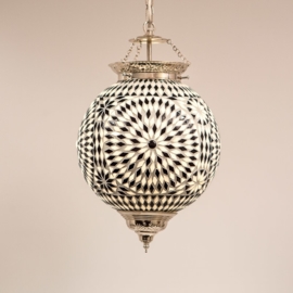 Art deco hanglamp Zwart-Wit TD Ø 25