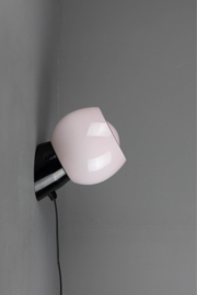 Wandlamp Bakeliet Bol Knop Roze met snoer