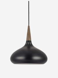 Hanglamp Ø 42 cm zwart/hout