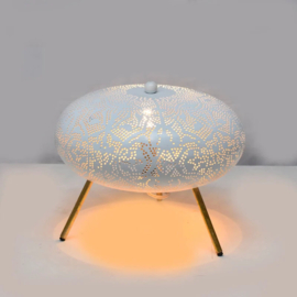 Tafellamp Filigrain Ufo Wit - Goud