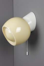 Wandlamp Bakeliet Trekkoord Bol Knop Geel