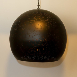 Filigrain hanglamp Bol 50 Zwart-Goud  XL 