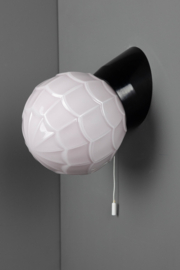 Wandlamp Bakeliet Artisjok Roze met trekkoord