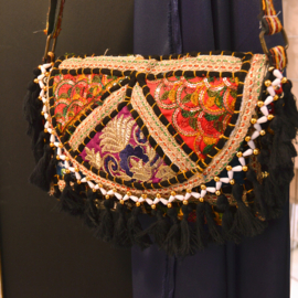 Boho Tasje - Zwart-goud