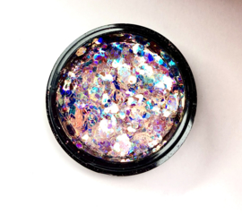 Nail Glitter Rose Gold