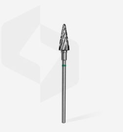 Carbide nail drill bit, “cone” green, head diameter 6 mm / working part 14 mm