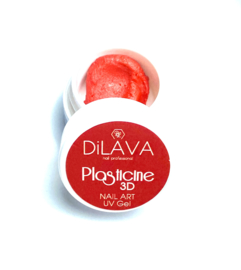 Plasticine 3D Nail Art UV Gel Red 4g.