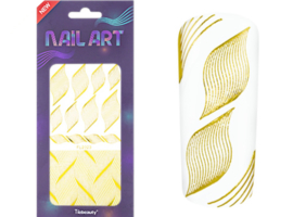 NailArt Sticker XL Gold G04