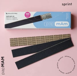 A SET OF DISPOSABLE FILES-CASES FOR A STRAIGHT NAIL FILE BASE EXPERT 22 100 GRIT (50 PC)